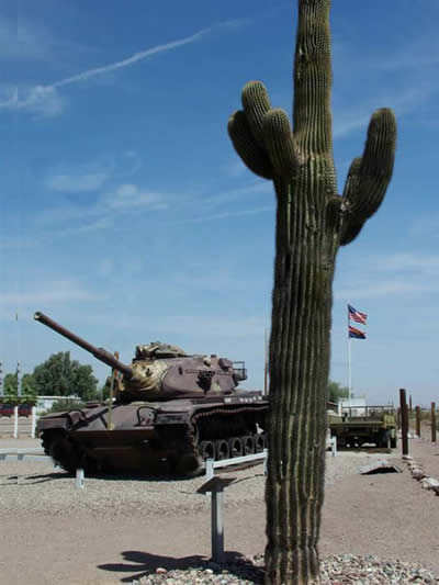 Tank Park in Bouse on Hwy 72